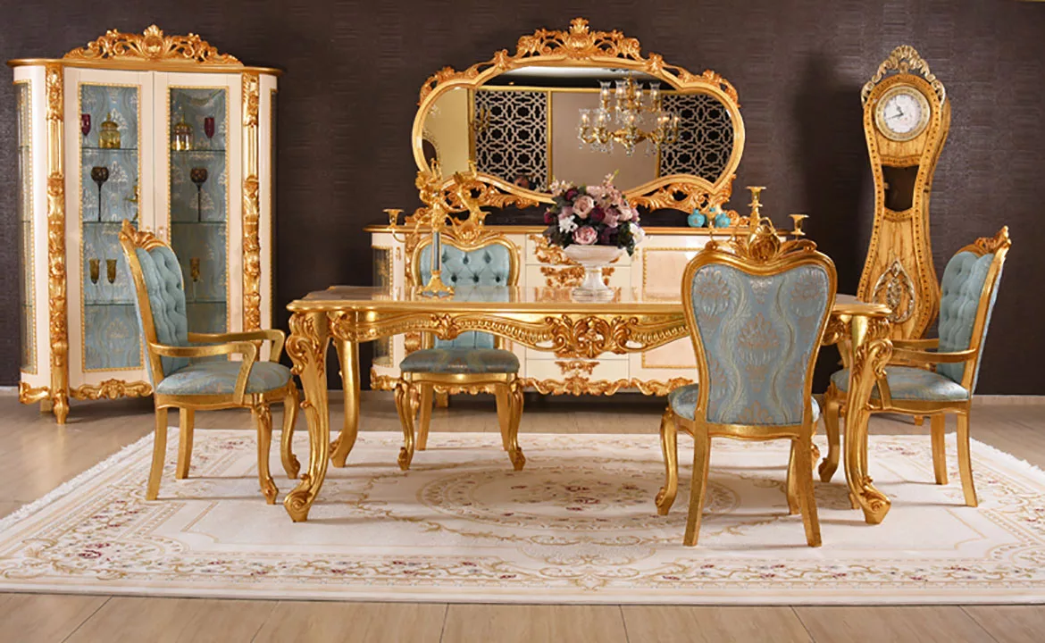 Royal Wooden Furniture Living and Dining Area SF-0059 view 4
