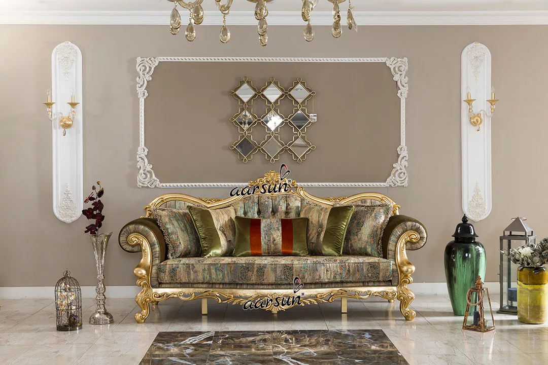 Royal Wooden Sofa Set SF-0033C view 3