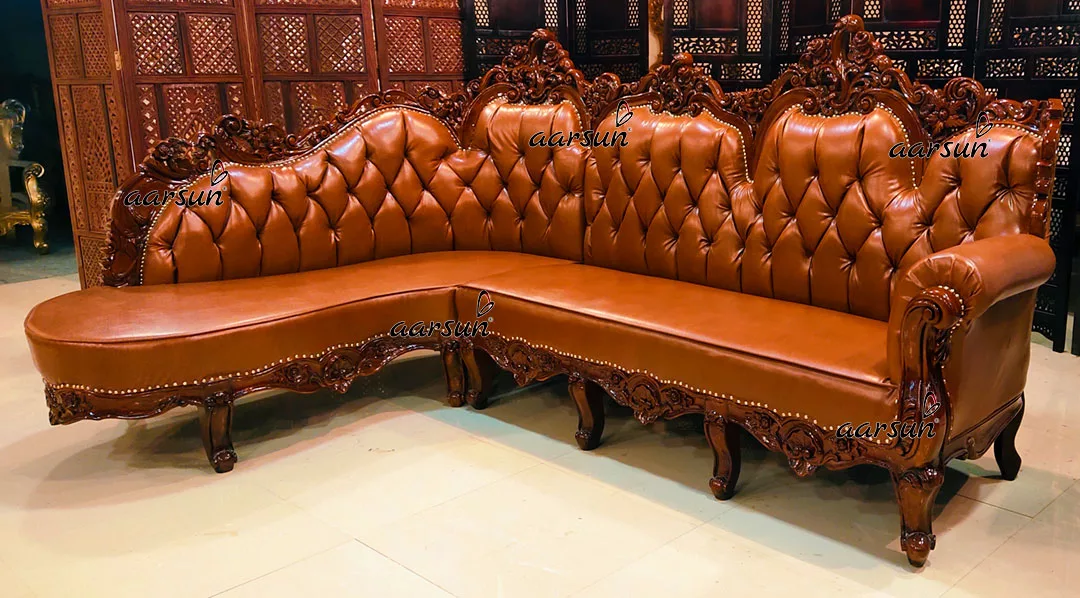 Sectional Sofa Corner L Shape Design view 3