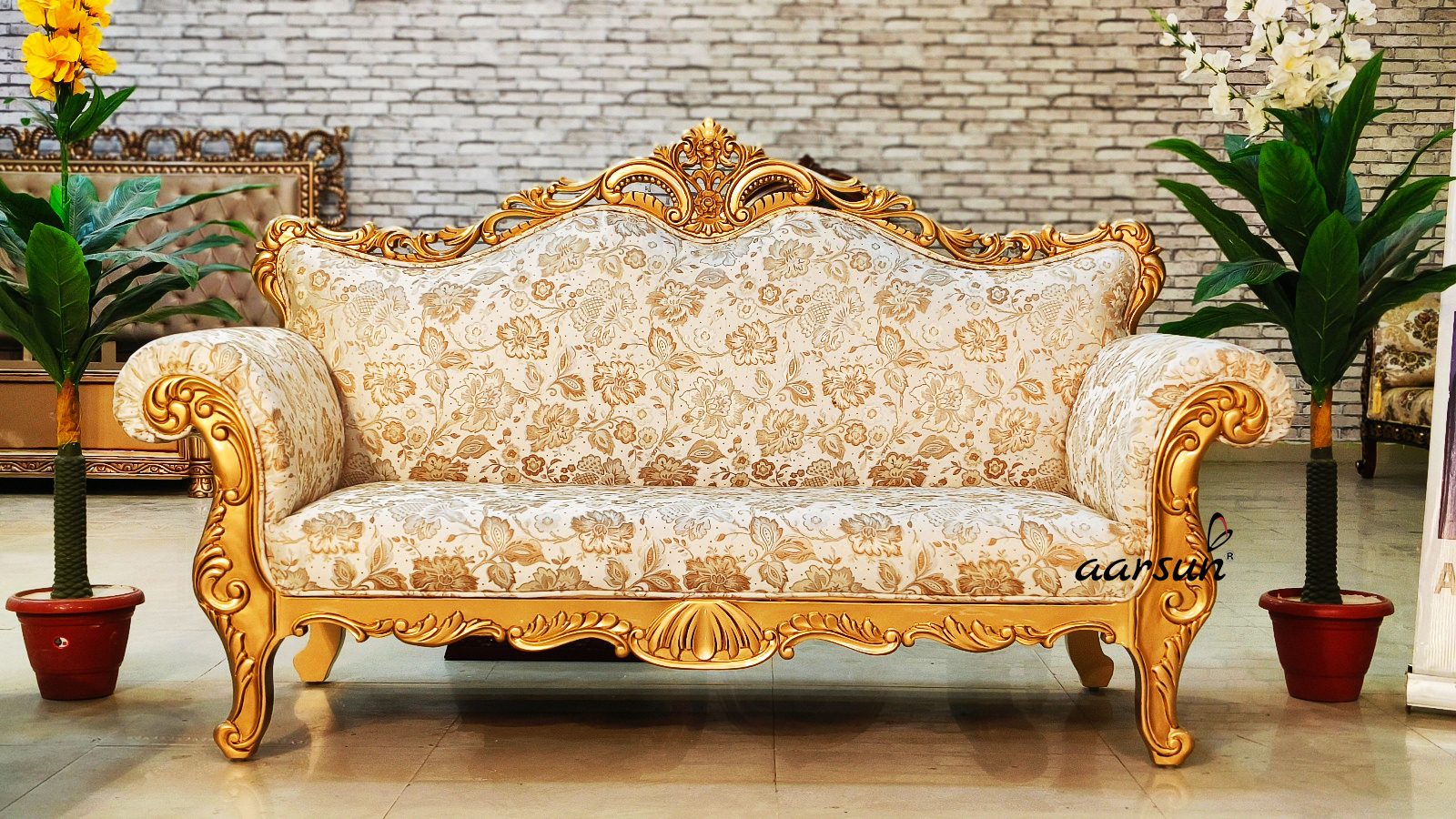 Signature Furniture Set – 3 Seater Sofa and Divan view 3