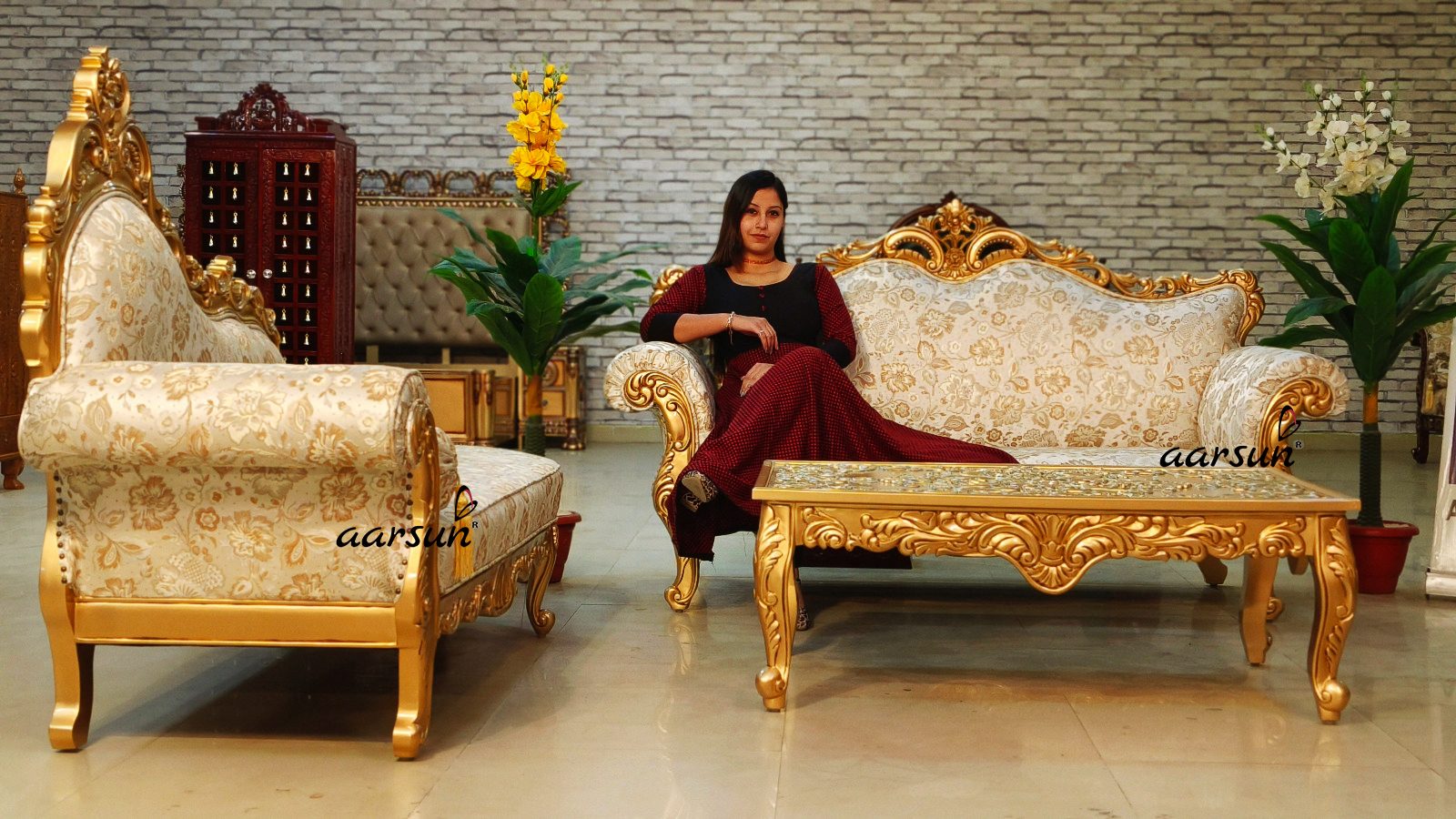 Signature Furniture Set – 3 Seater Sofa and Divan view 6