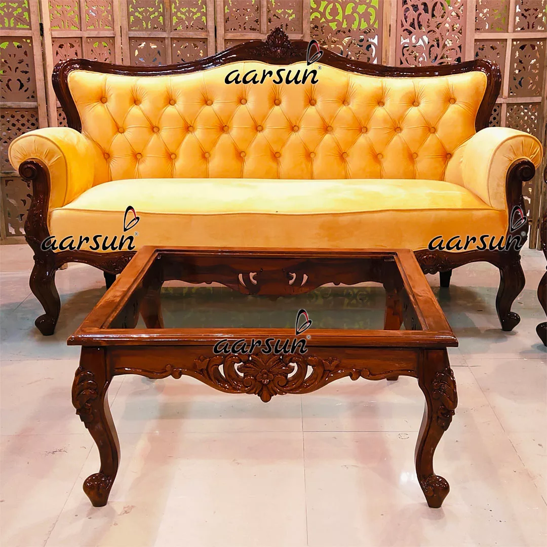 Subtle 5 Seater Sofa Set with Center Table and Corner Tables YT-503 view 4