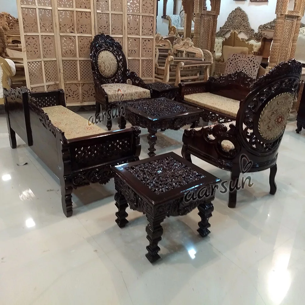 Teak Sofa Set (3+2+1+1) Center Table SF-0060 view 6