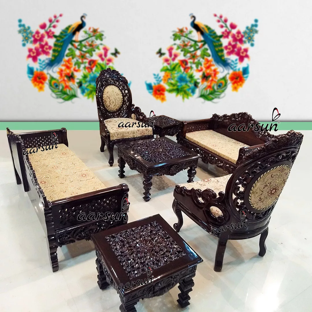 Teak Sofa Set (3+2+1+1) Center Table SF-0060 view 7