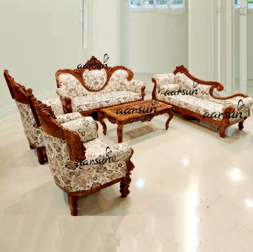 Teak Wood Dilwala Sofa Set Top Design