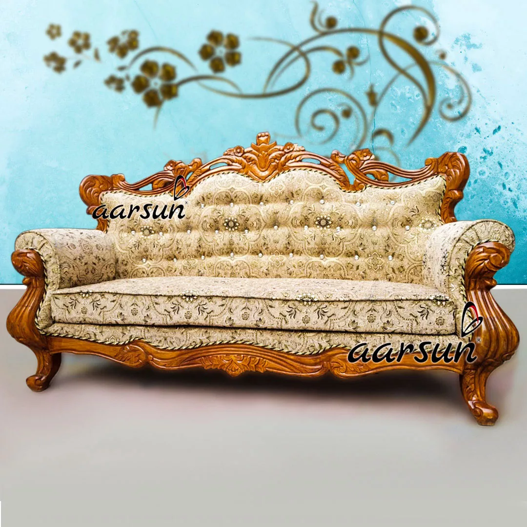 Teak Wood Royal Sofa SF-0125
