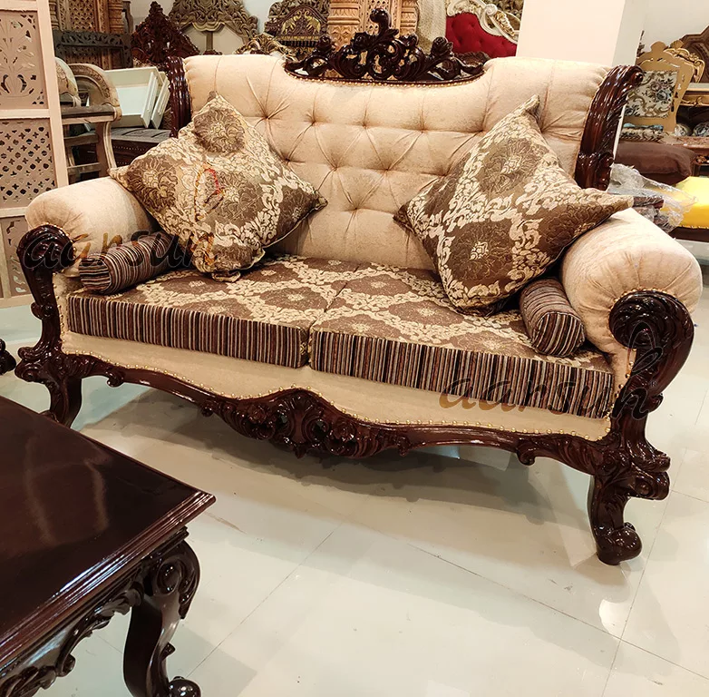 Teak Wood Sofa Set for Living Room YT-178 view 5
