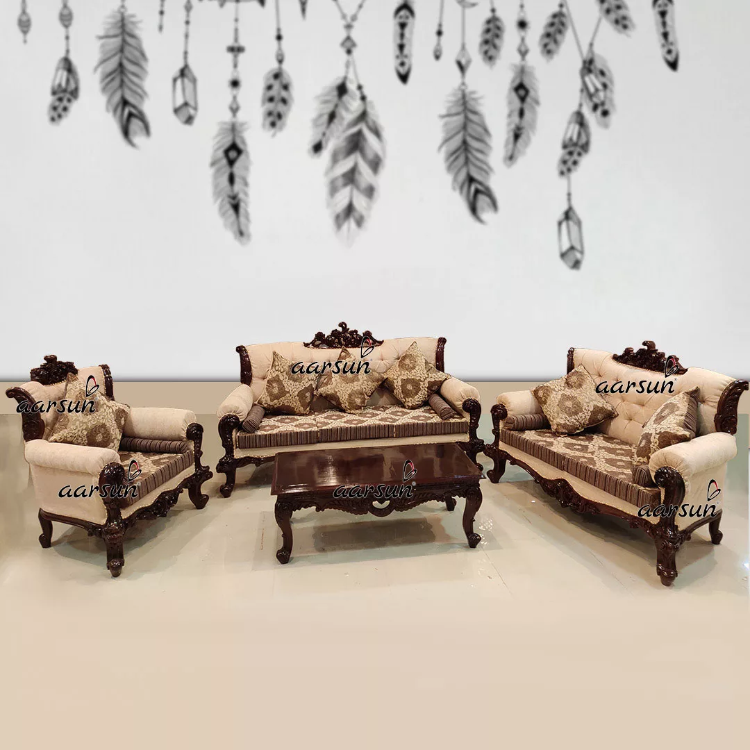 Teak Wood Sofa Set for Living Room YT-178