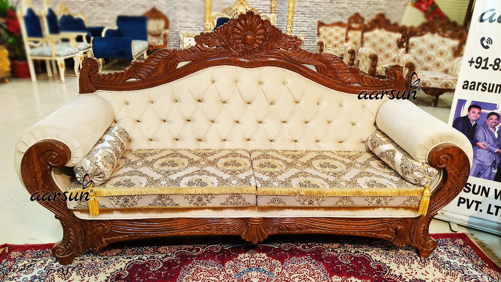 The Royal Sofa Set or Shahi Sofa view 4