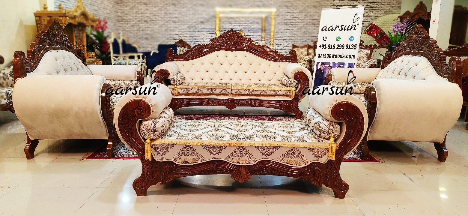 The Royal Sofa Set or Shahi Sofa view 7