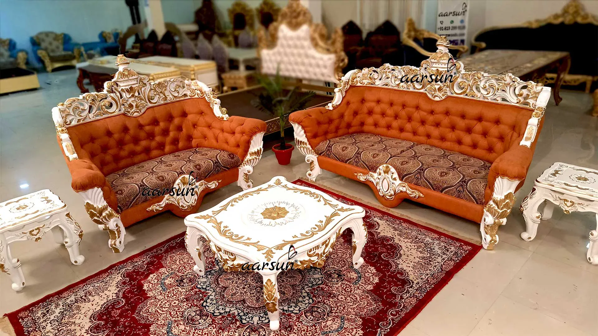 Top Maharaja Sofa Design for Home Palace view 3