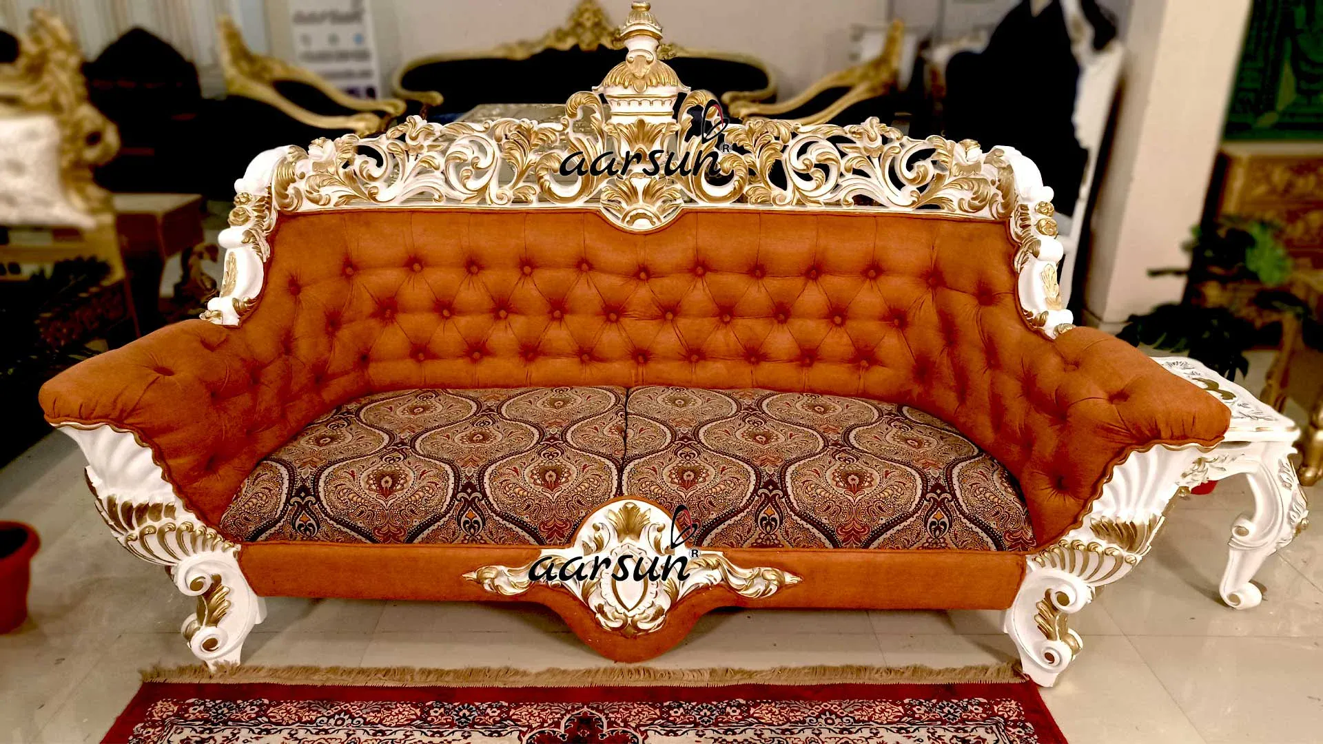 Top Maharaja Sofa Design for Home Palace view 4