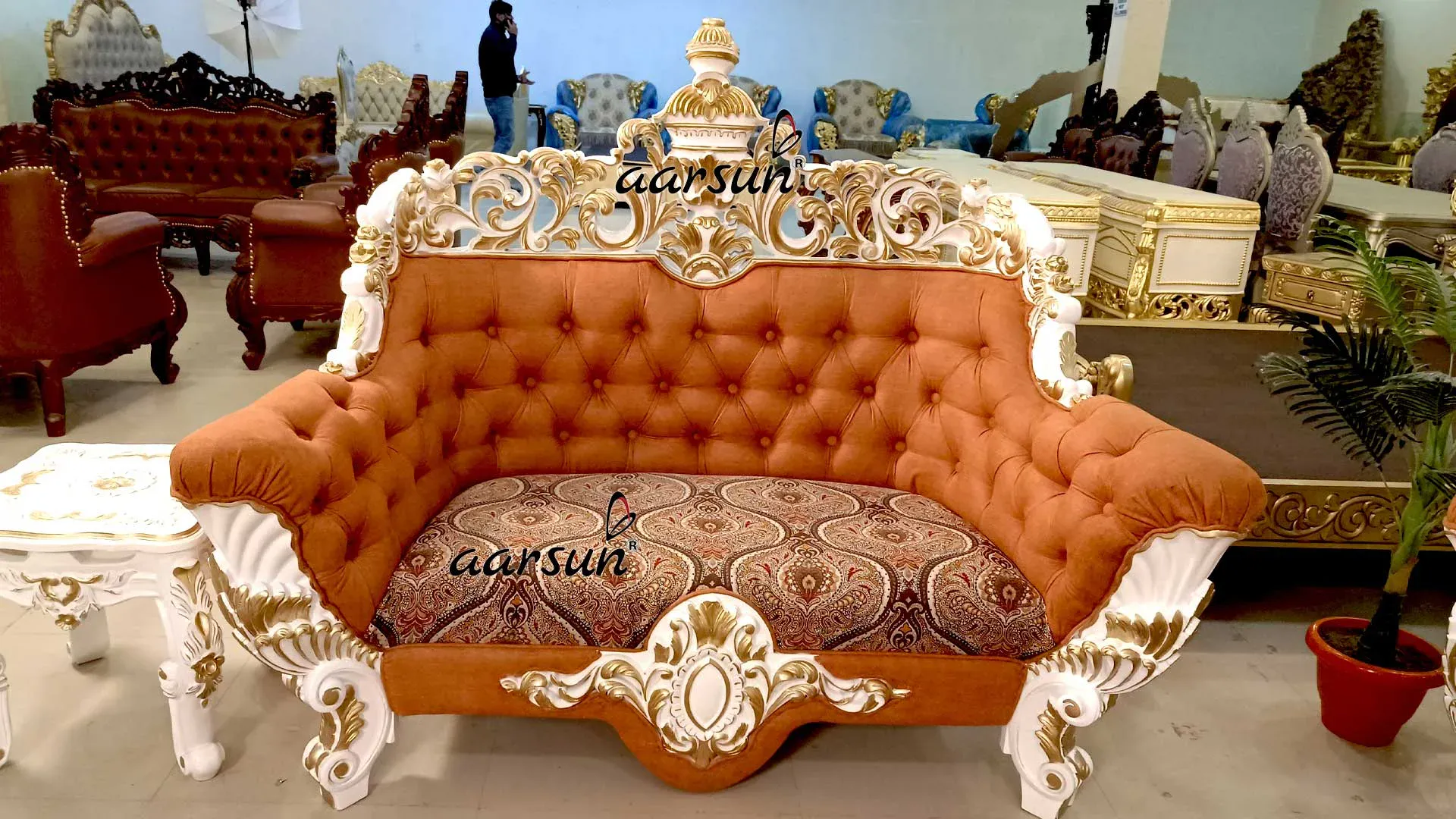 Top Maharaja Sofa Design for Home Palace view 5