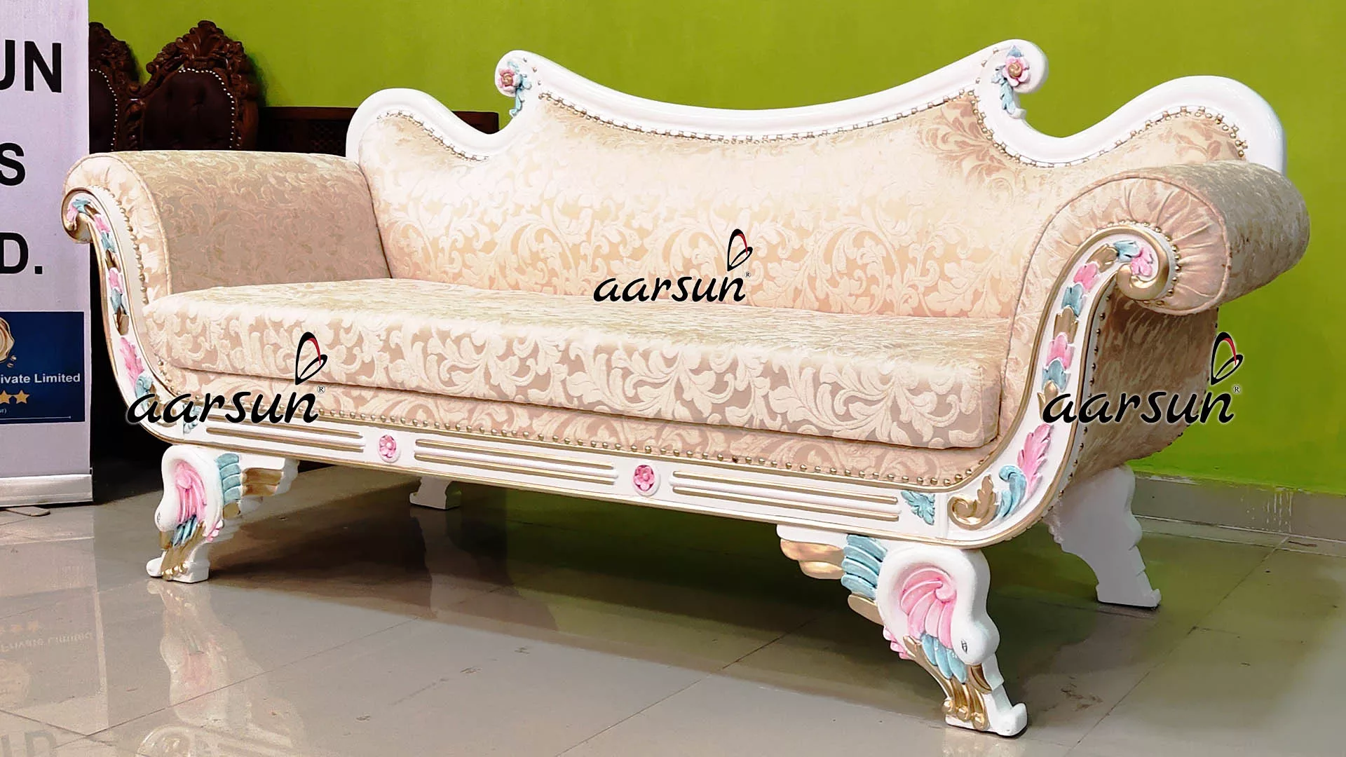 Unique Royal Couch Set in Multicolor Theme YT-473 view 8