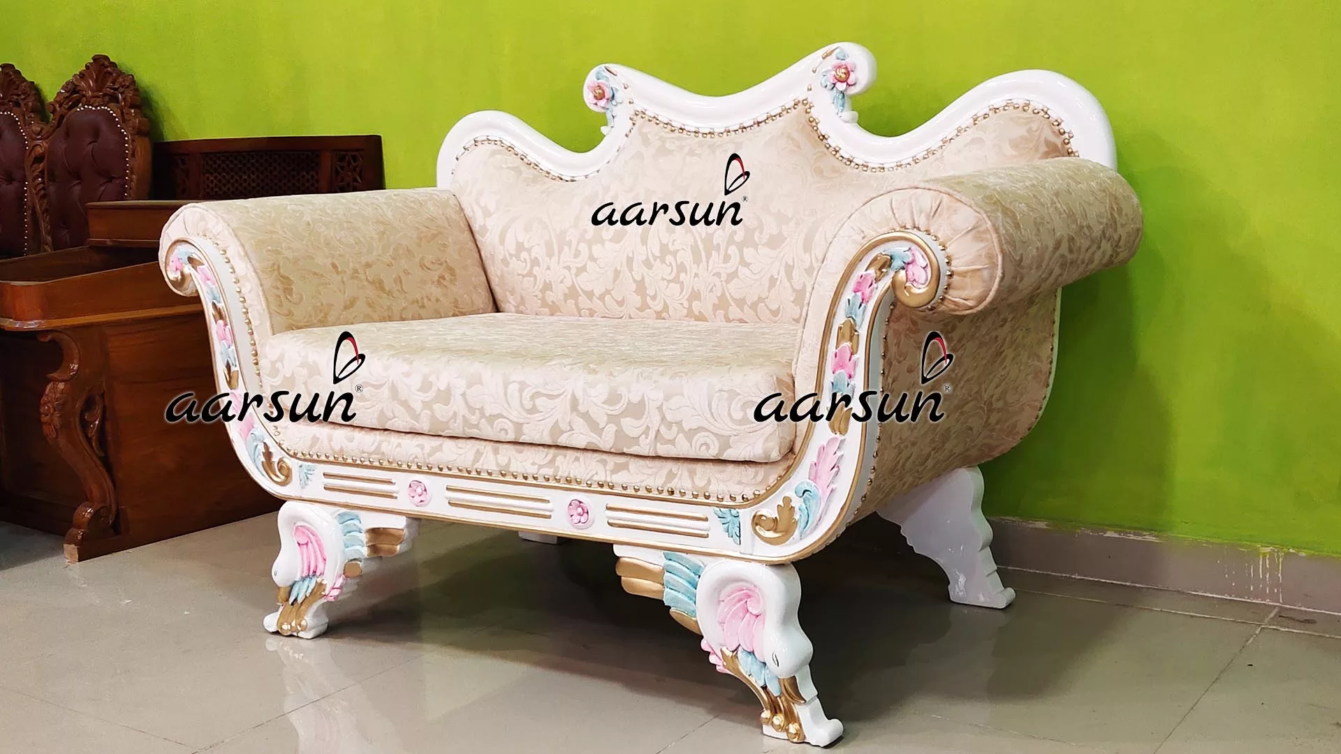 Unique Royal Couch Set in Multicolor Theme YT-473 view 10