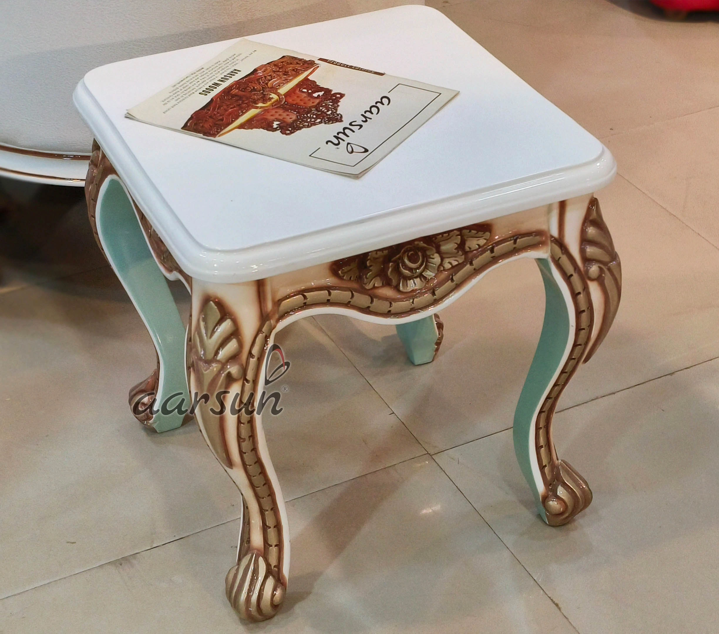 Unique Sofa Set with hand-carved workmanship view 5