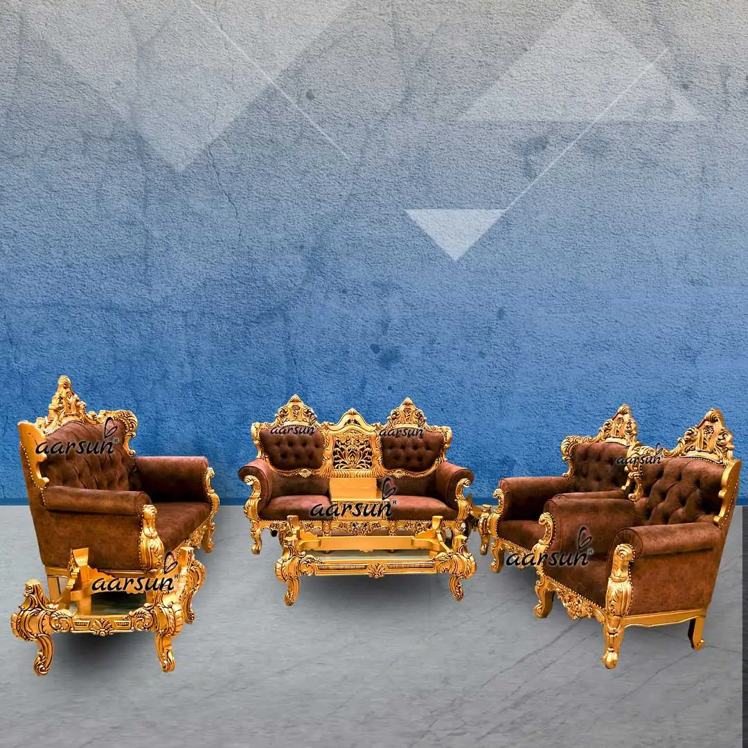 Unique Style Luxurious Sofa Set in Antique Gold Paint YT-417 view 6