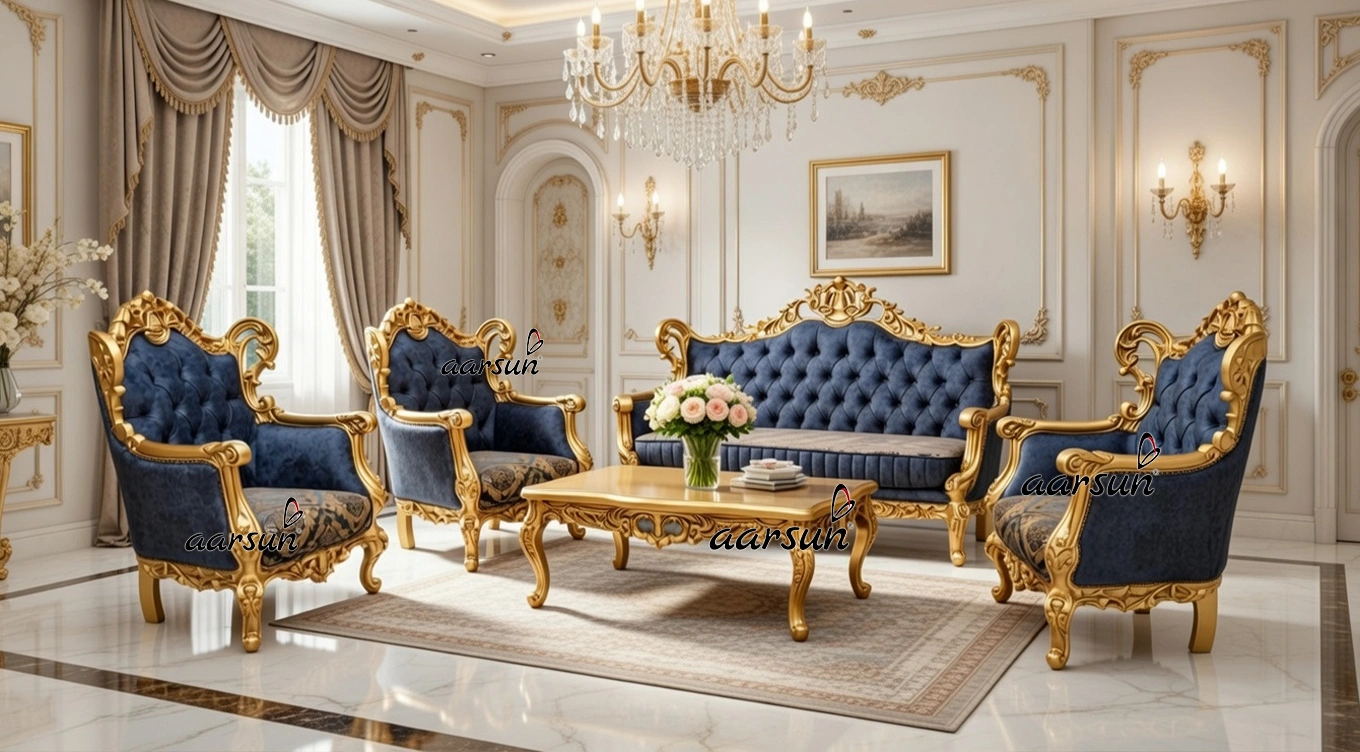 Victorian Style Sofa Set