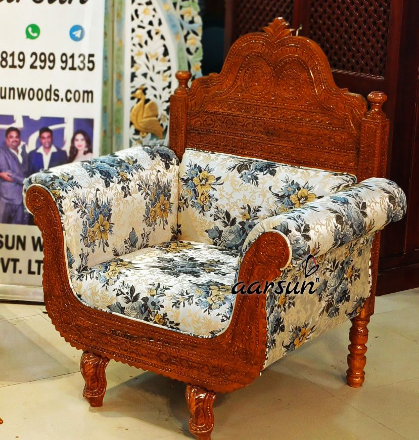 Vintage Rajasthani Style Sofa Set with Video view 8