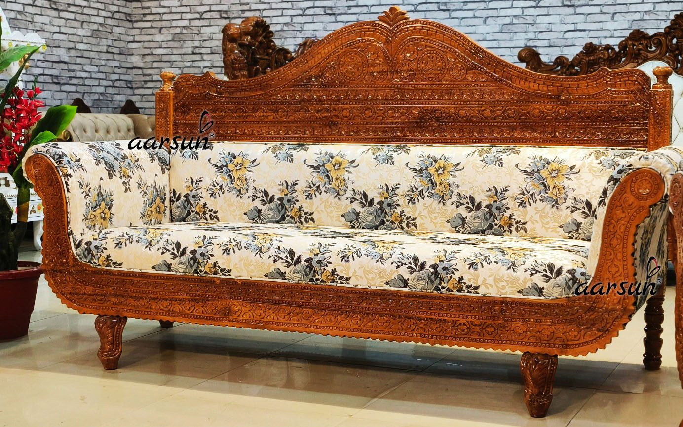 Vintage Rajasthani Style Sofa Set with Video view 10