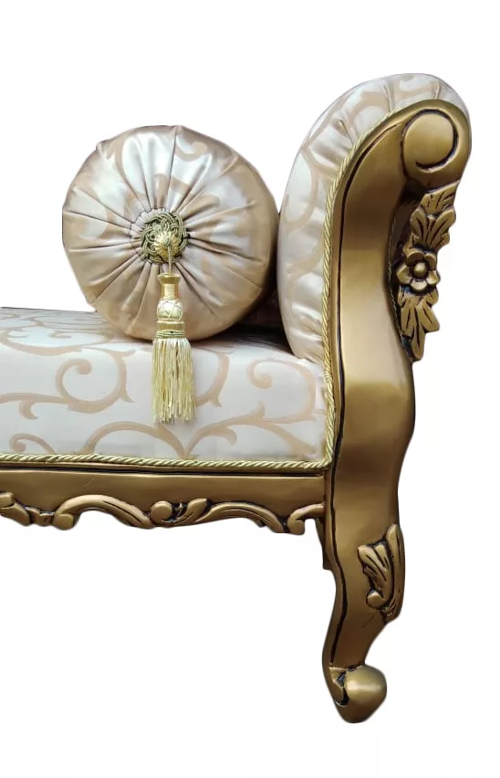Wooden Bed Bench -Gold Finish YT-29 view 5