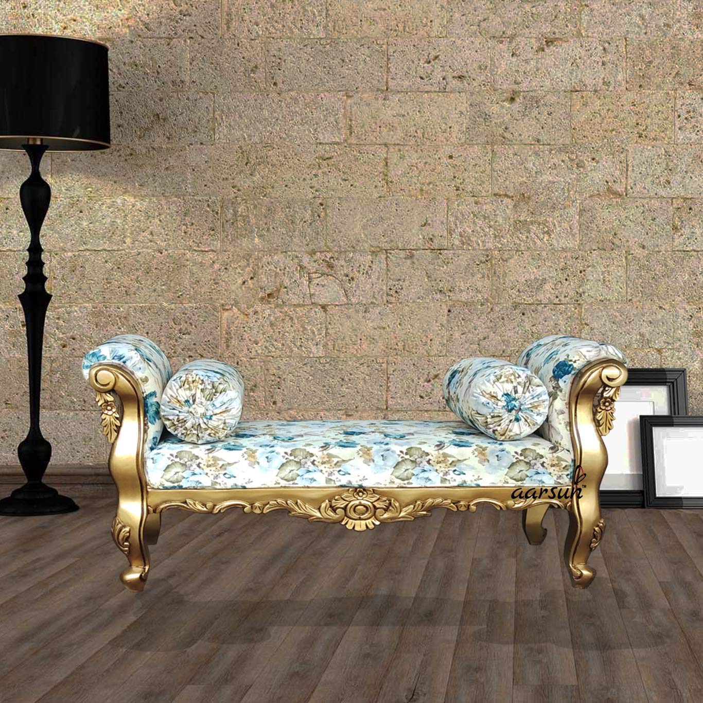 Wooden Bed Settee YT-72