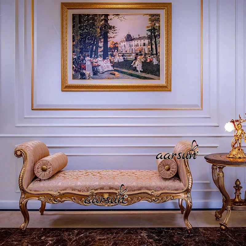 Wooden Designer Settee SETT-0046 view 4
