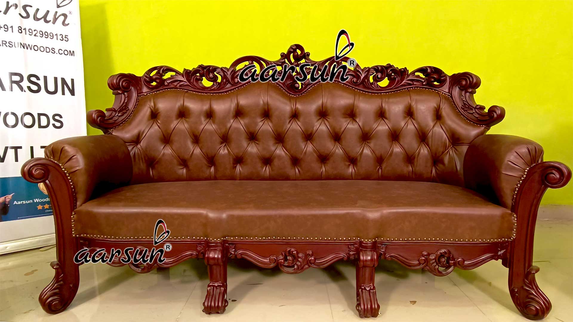 Wooden Designer Sofa Set YT-651 view 6
