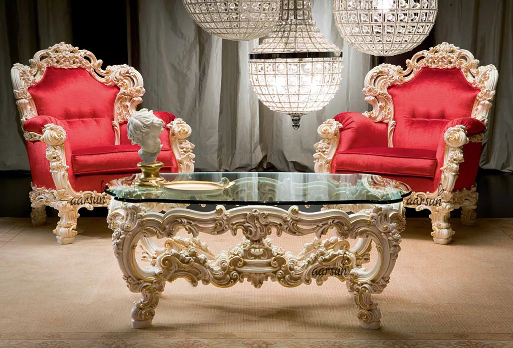 luxury white sofa for Large Palaces SF-0008 view 3