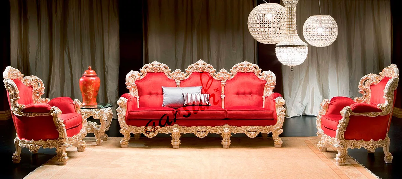 luxury white sofa for Large Palaces SF-0008